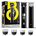 The Beard Club Professional T-Blade Beard Trimmer for Men LT - Barber Electric Shaver, Mustache &amp; Hair Clippers for Men Zero Gapped Cordless Buzzer Hair Trimmer &amp; T Liner - Edger Line Up Grooming Kit