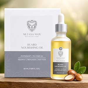 beard nourishing growth oil 50 ml natural cold-pressed essential oils jojoba amp ylang ylang oil for a frizz-free beard enhanced beard strength anti-dandruff natural silicone amp parabens free