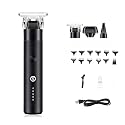 Beard Trimmer for Men - Portable ＆ Metal Body，Electric Razor Shaver - IPX7 Waterproof Strong Power，3 in 1 Cordless Hair Clipper Trimmers Set for Beard Hair Body Face，Gifts for Men (V53)