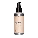 Beardbrand Beard Oil for Men with Jojoba &amp; Vitamin E – Softens Stubble, Conditions Skin &amp; Promotes Beard Growth | Temple Smoke Scent | 4 fl oz