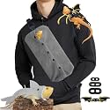 Bearded Dragon Carrier Set, Reptile Carrier Kit Includes Bearded Leash, Shark Costume, Bearded Dragon Harness Vest with Costume for Small Pets Travel
