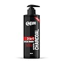Beardo 3-in-1 Activated Charcoal Face Wash| Deep Cleanse, Exfoliate & Detoxify | All-in-One Face Wash for Oily Skin, Dirt & Pollution Removal | Oil Control Face wash for men 200ml