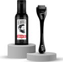 BEARDO Beard and Hair Growth Oil & Dermaroller | For Faster Growth & Thicker Looking (2 Items in the set)