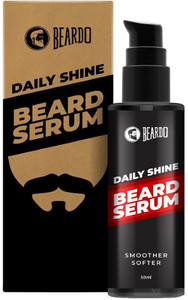 beardo beard serum 50 ml  daily use beard serum for men  softens rough beard shines  nourishes dry beard  all day moisturising  paraben free  sulphate free hair oil 50 ml