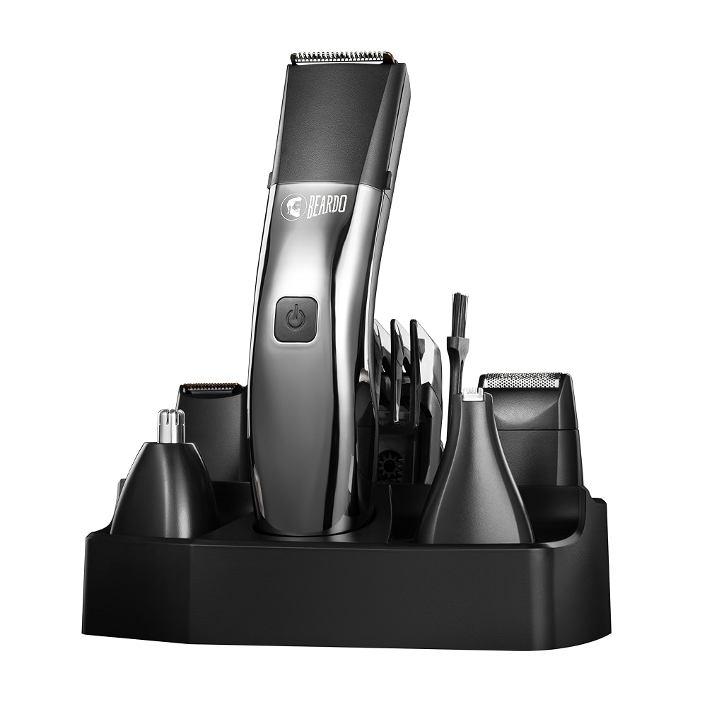 Beardo Chrome Beast Multipurpose Full Body Groomer Trimmer Set For Men ...