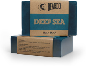 beardo deep sea brick soap  125g