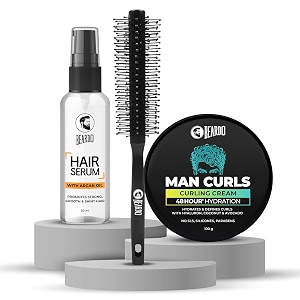 Beardo Man Curls Styling Grooming Kit