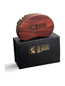 BEARDO Travel Friendly Nylon Bristles Beard Brush