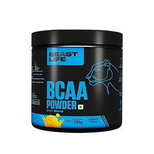 beastlife high recovery bcaa  mango flavour  211 blend  120g  fast-absorbing aminos for energy amp muscle recovery  premium sports nutrition for men amp women