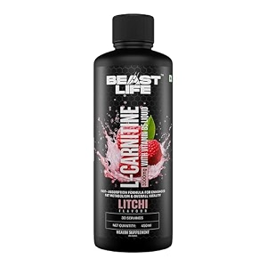 beastlife l-carnitine liquid  1100mg mango flavor 450 ml 30 servings converts fat to energy  supports weight loss amp fat burn  with vitamin b5  no added sugar