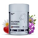 BeastLife Melatonin Gummies 5mg with Valeriana wallichii, Chamomile, Passiflora | Mixed Berry Flavor | Sleep Support Supplement for Deep Sleep, Natural Sleeping Aid, Non-Habit Forming Night Rest Formula | Relieves Stress &amp