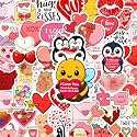 BEATRI Love Stickers (50Pcs) Waterproof Vinyl Couple Decorations
