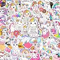 BEATRI Unicorns Stickers 50Pcs Waterproof Vinyl Positive Unicorn Decor
