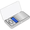 BEATSC 200g Capacity Mini Digital Scale - Portable Precision Kitchen Scale Digital Small Weighing Machine With Auto Calibration, Tare Full Capacity, Operational Temp 10-30 Degree (200/0.01 G) Silver