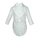 Beau Kid Baby and Boys 5 Piece Christening Communion Tuxedo Tail Suits