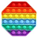 pop it Fidget Toys, pop it Fidget Toy Set | pop its Fidget Toys, Fidget Toys pop it Rainbow, pop it Toy, | poppit Fidget Toy, Rainbow pop it (Hexagon Multicolour Design Pop It)