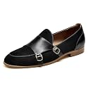 BEAU TODAY Monk Straps Loafers for Women