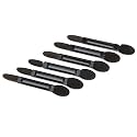 Beaupretty 100pcs Double-ended Eyeshadow Applicators Black Sponge Makeup Brushes for Eye Shadow Application for Travel Parties and Daily Use
