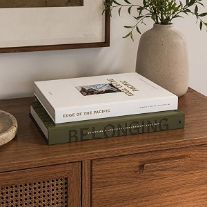 beautiful decorative books set of 2 - boxes for coffee table amp mantel decor