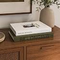 Beautiful Decorative Books Set of 2 - Boxes for Coffee Table & Mantel Decor