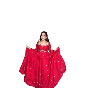Beautiful Embroidered Anarkali Gown for Women Festive
