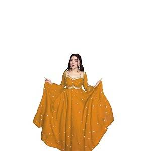 Beautiful Embroidered Anarkali Gown for Women Festive