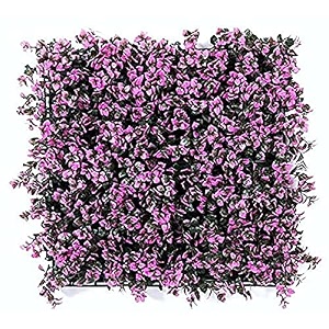 beautifulwalls artificial wall grass for home decoration 1 pc i grass mat for wall i vertical garden artificial wall plants purplish pink 50cm x 50cm x 8cm pack of 1