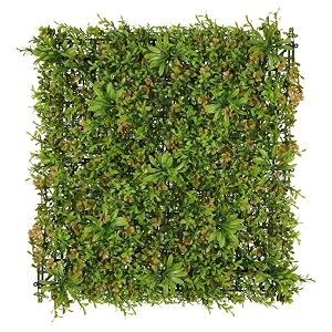 beautifulwalls artificial wall grass for home decoration 1 pc grass mat for wall vertical garden artificial plants green beige 60cm x 40cm x 8cm pack of 1