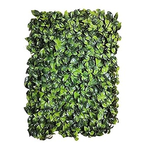 artificial wall grass for home decoration 7 pcs grass mat for wall vertical garden artificial plastic plants big leaves green 60cm x 40cm x 8cm pack of 7