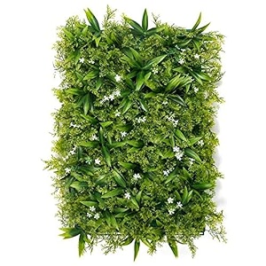 artificial wall grass for home decoration 7 pcs grass mat for wall vertical garden artificial plants forest series 60cm x 40cm x 8cm pack of 7