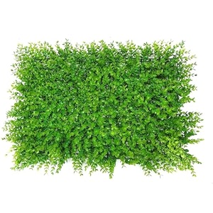 artificial wall grass 5 pcs for home decoration grass mat for wall vertical garden artificial plants light green design 60cm x 40cm x 8cm plastic pack of 5