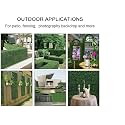 Artificial Wall Grass for Home Decoration (1 Pc); Grass Mat for Wall; Vertical Garden Artificial Plastic Plants (Green Leaves; 60cm X 40cm x 3cm; Pack of 1)