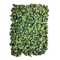 Artificial Wall Grass for Home Decoration (4 Pcs), Grass Mat for Wall, Vertical Garden Artificial Plants (Big Leaves Green, 60cm X 40cm x 8cm, Pack of 4)