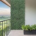 Artificial Wall Grass (1 Pc) for Home Decoration, Grass Mat for Wall, Vertical Garden Artificial Plants (Green Design, 60cm X 40cm X 3cm, Plastic, Pack of 1)