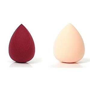 beauty blender set makeup sponge blending face makeup foundation cleaner puff pack of 2 multicolor 7