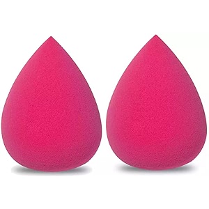 beauty blender set makeup sponge blending face makeup foundation cleaner puff pack of 2 multicolor 2