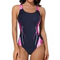 beautyin Women39s One Piece Athletic Racerback Bathing