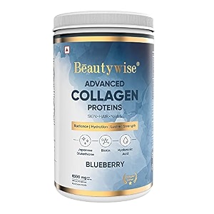 beautywise advanced marine collagen proteins powder  with hyaluronic acid japanese glutathione amp biotin  nail skin healthy amp nourished  easy to mix with no added sugar 250gm pack of 1