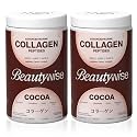 Beautywise Advanced Hydrolyzed Japanese Marine Collagen with Glutathione | For Radiance, Hydration, Youthful Skin | Fast-Absorbing 400gm, Clinically Proven | Skin, Hair &amp; Nails | Cocoa (50 Servings) (Pack of 2)