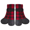 BEAUTYZOO Waterproof Dog Socks to Prevent Licking Paws, Anti Slip Boots
