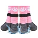 BEAUTYZOO Waterproof Dog Socks to Prevent Licking Paws, Anti Slip Boots