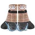 BEAUTYZOO Waterproof Dog Socks to Prevent Licking Paws, Anti Slip Boots
