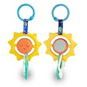BEBE FUERTE Strong &amp; Sunny Clip On Stroller Toy by Robin Arzon - Developmental Baby Teething Toys - Travel Toys for Infants - Teething Toy for 0 Months and Up