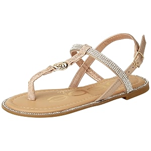 bebe Girls Sandals - Rhinestone Studded Snake