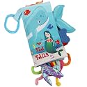 Baby Books 0-6 Months, Crinkle Soft Books for Babies, Infant Tummy Time Toys,Touch Feel Sensory Toys 6-12 Months,Soft Stroller Travel Toys with Teether, Baby Shower Birthday Gifts Boys Girls-Blue Sea