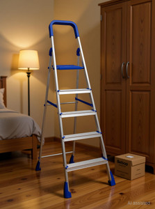 bebop aluminium 5 step ladder for home dusting  painting folding stairs sidi ladder aluminium ladder