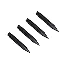 4 PCs Plastic Spikes Solar Torch Lights Replacement ABS Ground Stakes
