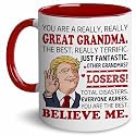 BECHUSKY Gift for Grandma - Grandma Gift - Ideas for Grandmas Birthday - Grandmother Mug - Mother Day, Birthday Gifts for Grandmas - Birthday Present For Grandmother, Gigi, Mimi