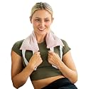 Bed Buddy Hot and Cold Neck Wrap, Microwavable Heating Pad &amp; Cold Pack for Neck, Sore Muscles - Moist Heat Therapy Wrap, Pink, Unscented