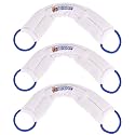 Bed Buddy Hot and Cold Neck Wrap, Microwavable Heating Pad & Cold Pack for Neck, Sore Muscles - Moist Heat Therapy Wrap, White, Classic